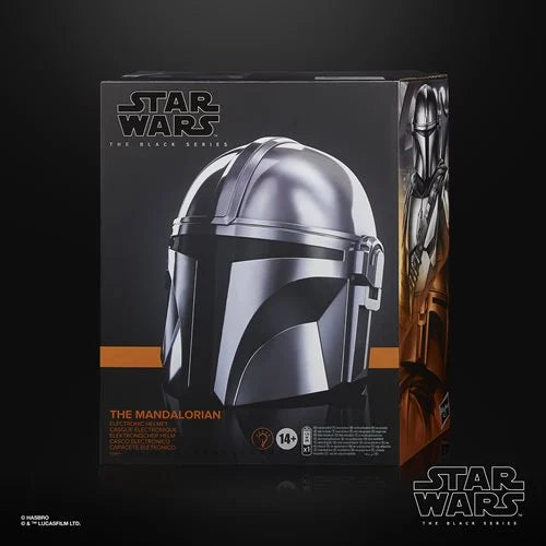 Star Wars The Black Series The Mandalorian Premium Electronic Helmet Prop Replica by Hasbro