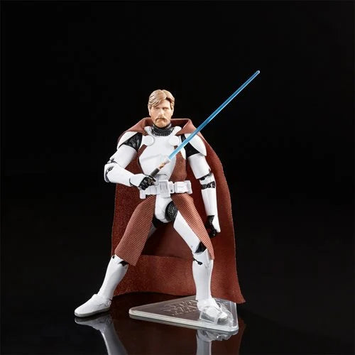 Star Wars The Black Series Clone Commander Obi-Wan Kenobi 6-Inch Action Figure by Hasbro – Premium Collectible Figure for Fans & Collectors