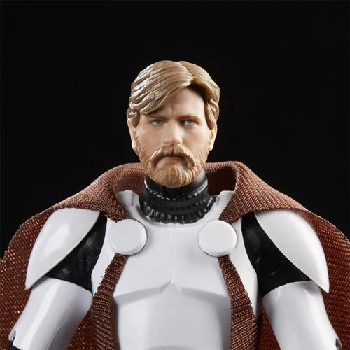 Star Wars The Black Series Clone Commander Obi-Wan Kenobi 6-Inch Action Figure by Hasbro – Premium Collectible Figure for Fans & Collectors