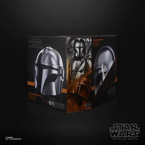 Star Wars The Black Series The Mandalorian Premium Electronic Helmet Prop Replica by Hasbro