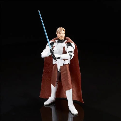 Star Wars The Black Series Clone Commander Obi-Wan Kenobi 6-Inch Action Figure by Hasbro – Premium Collectible Figure for Fans & Collectors