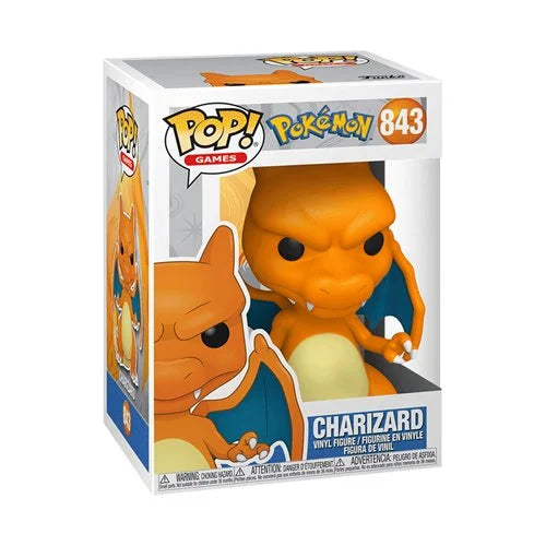 Pokemon Charizard Funko Pop! Vinyl Figure #843 – Collectible 5-Inch Pop! Toy