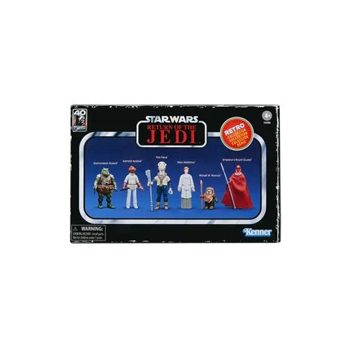 Star Wars The Retro Collection Return of the Jedi 3.75" Action Figures Set of 6 – Exclusive Vintage Edition by Hasbro