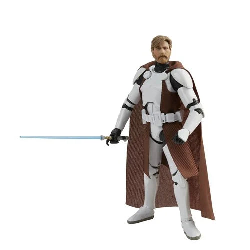 Star Wars The Black Series Clone Commander Obi-Wan Kenobi 6-Inch Action Figure by Hasbro – Premium Collectible Figure for Fans & Collectors