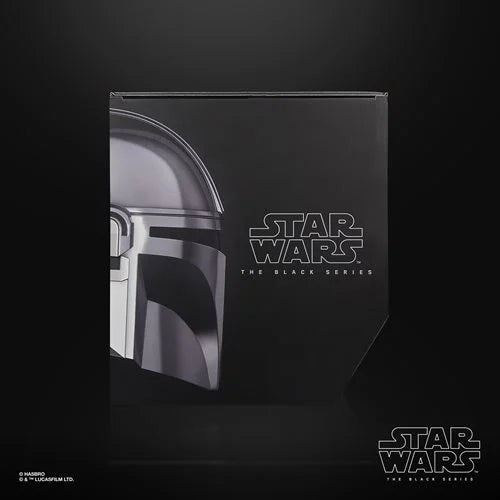 Star Wars The Black Series The Mandalorian Premium Electronic Helmet Prop Replica by Hasbro