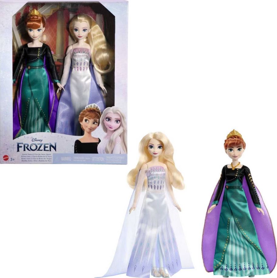 Disney Frozen Anna & Elsa Dolls – 2-Pack Set