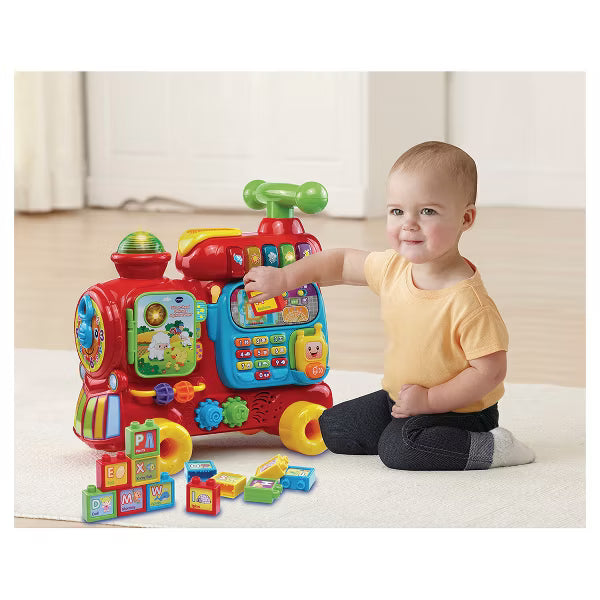 VTech Sit-to-Stand Alphabet Train – Ride-On Learning Toy