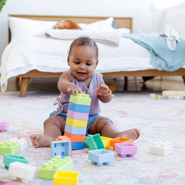 Infantino Go Gaga Soft Blocks – 25pc Baby Set