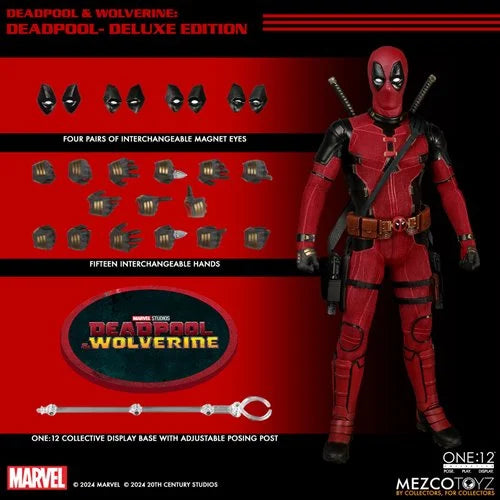 Deadpool & Wolverine: Deadpool DX One:12 Collective Figure – Deluxe Marvel Action Collectible
