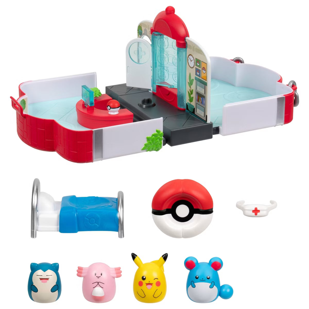 Squish-a-longs Pokémon Playset – Pikachu Mini Figure Set