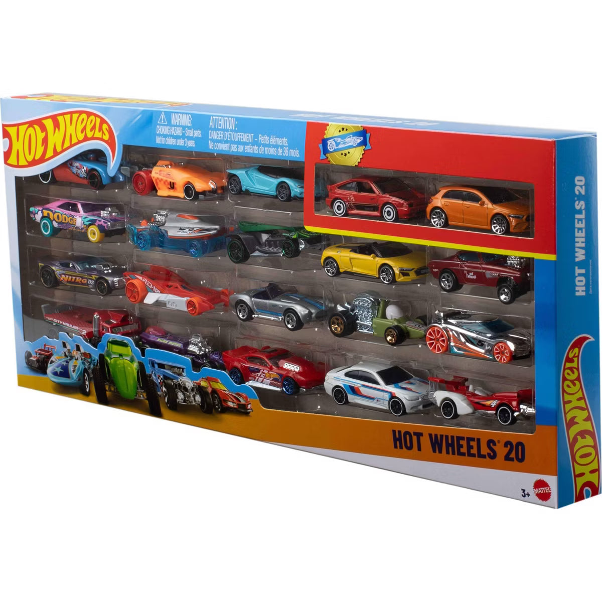 Hot Wheels 20-Car Pack – Die-Cast Set