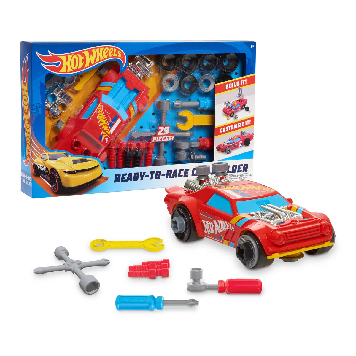 Hot Wheels Car Builder Kit – 29pc STEM Set