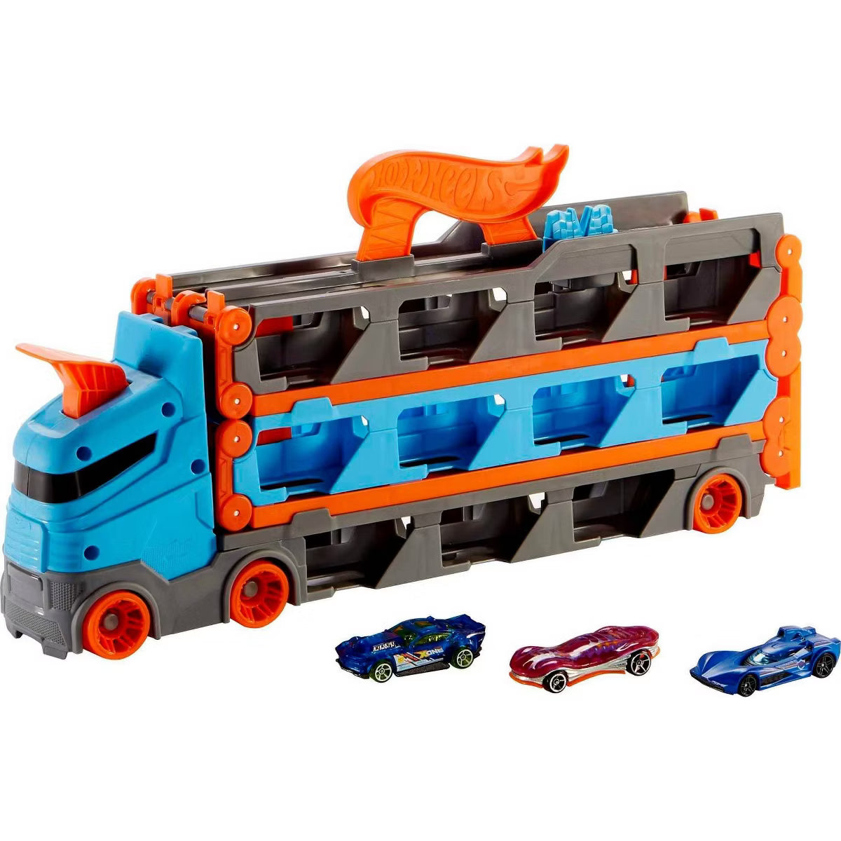 Hot Wheels Speedway Hauler – Car Carrier Truck