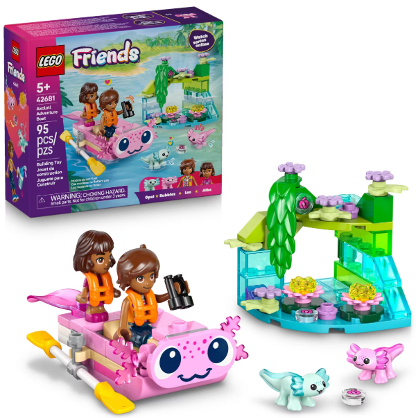 LEGO Friends Axolotl Boat – Adventure Set