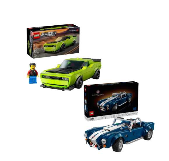 LEGO Ford & Dodge Cars – Building Set Bundle