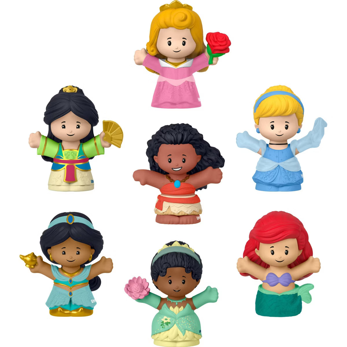 Fisher-Price Disney Princess Figures – 7-Pack Set