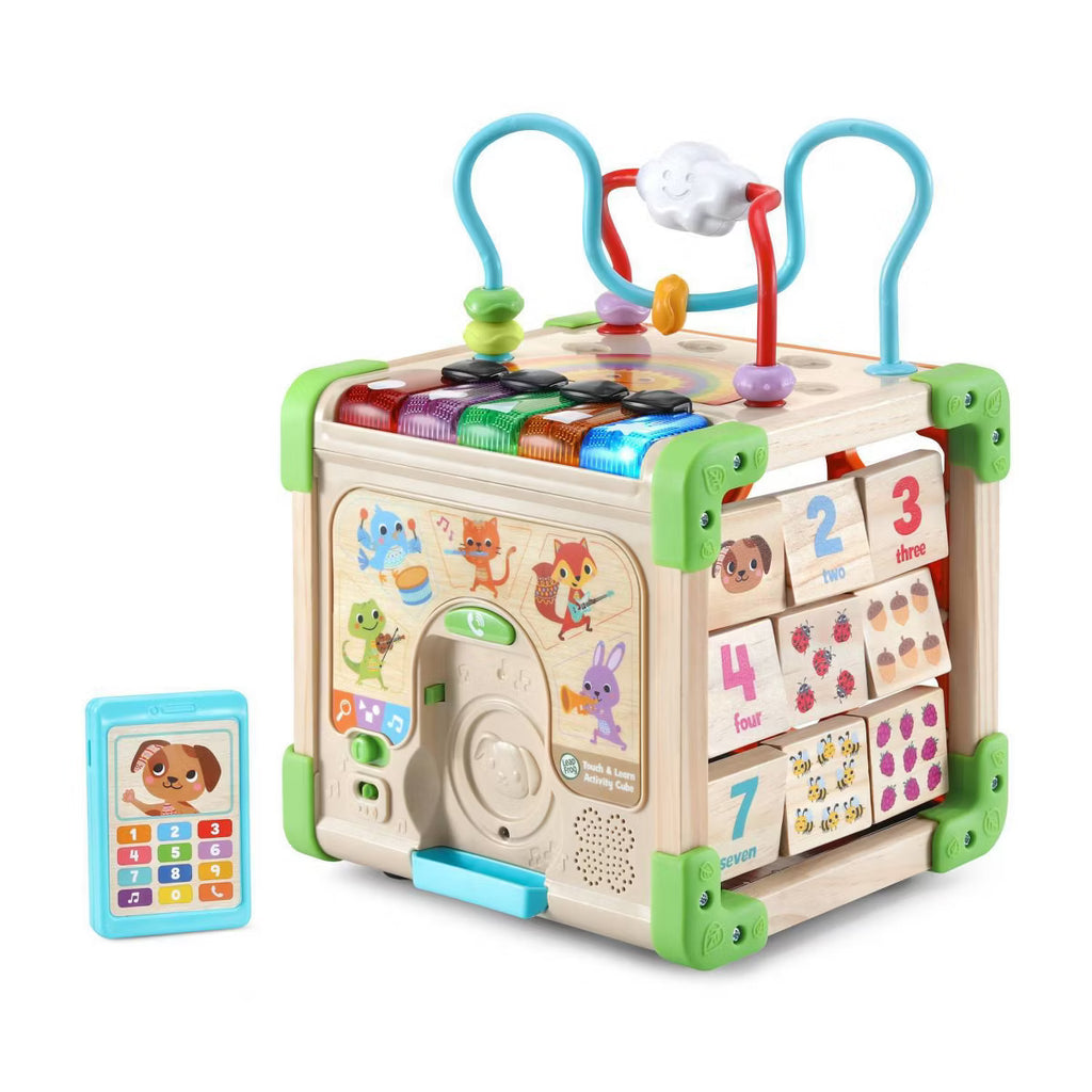 LeapFrog Wooden Activity Cube – Learning Playset