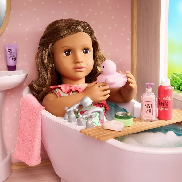 Our Generation Bathtub Set – Doll Bath Playset