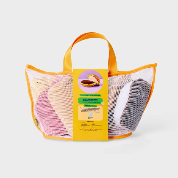 Gigglescape Plush Food Set – Soft Pretend Play Toy