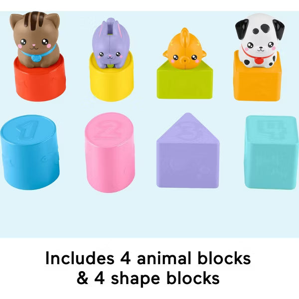 Fisher-Price Busy Blocks Pet Carrier – Shape Sorter Toy