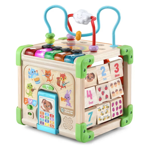 LeapFrog Wooden Activity Cube – Learning Playset
