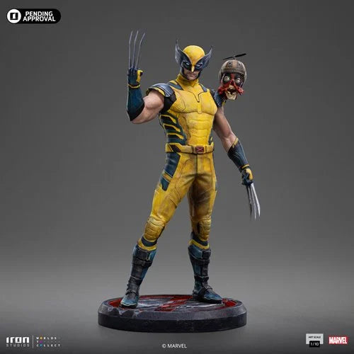 Deadpool & Wolverine Wolverine 1:10 Art Scale Limited Edition Statue with Headpool – Collectible Marvel Statue for Fans (Ages 14+)