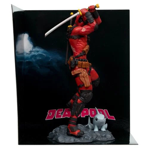 Marvel Deadpool #1 1:10 Scale Posed Figure with Scene – Collectible Statue (7.25 Inches, Ages 14+)