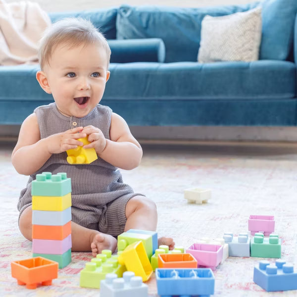 Infantino Go Gaga Soft Blocks – 25pc Baby Set