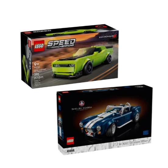 LEGO Ford & Dodge Cars – Building Set Bundle