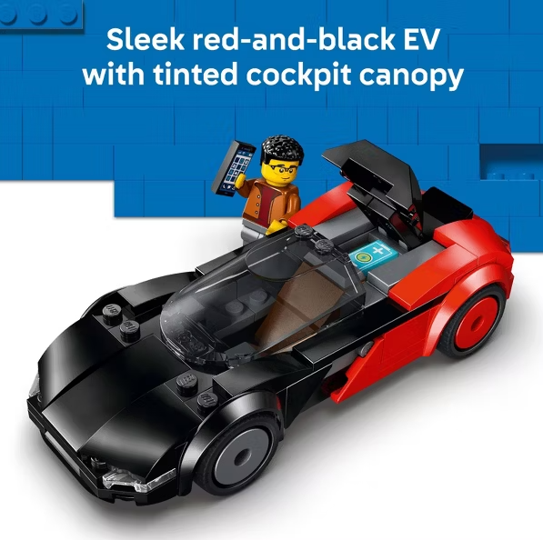 LEGO City EV Supercar – Building Set