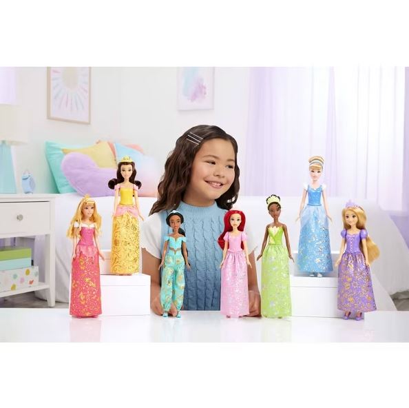 Disney Princess Dolls 7-Pack – Story Sparkle Set