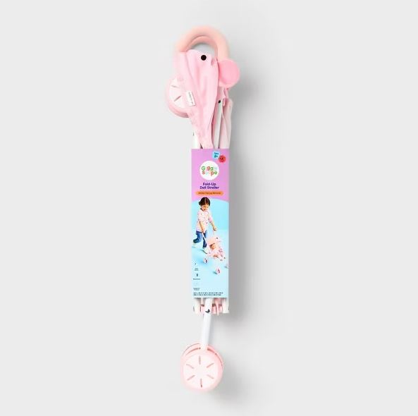 Gigglescape Doll Stroller – Pink Dot Bear