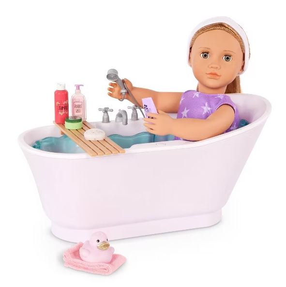 Our Generation Bathtub Set – Doll Bath Playset