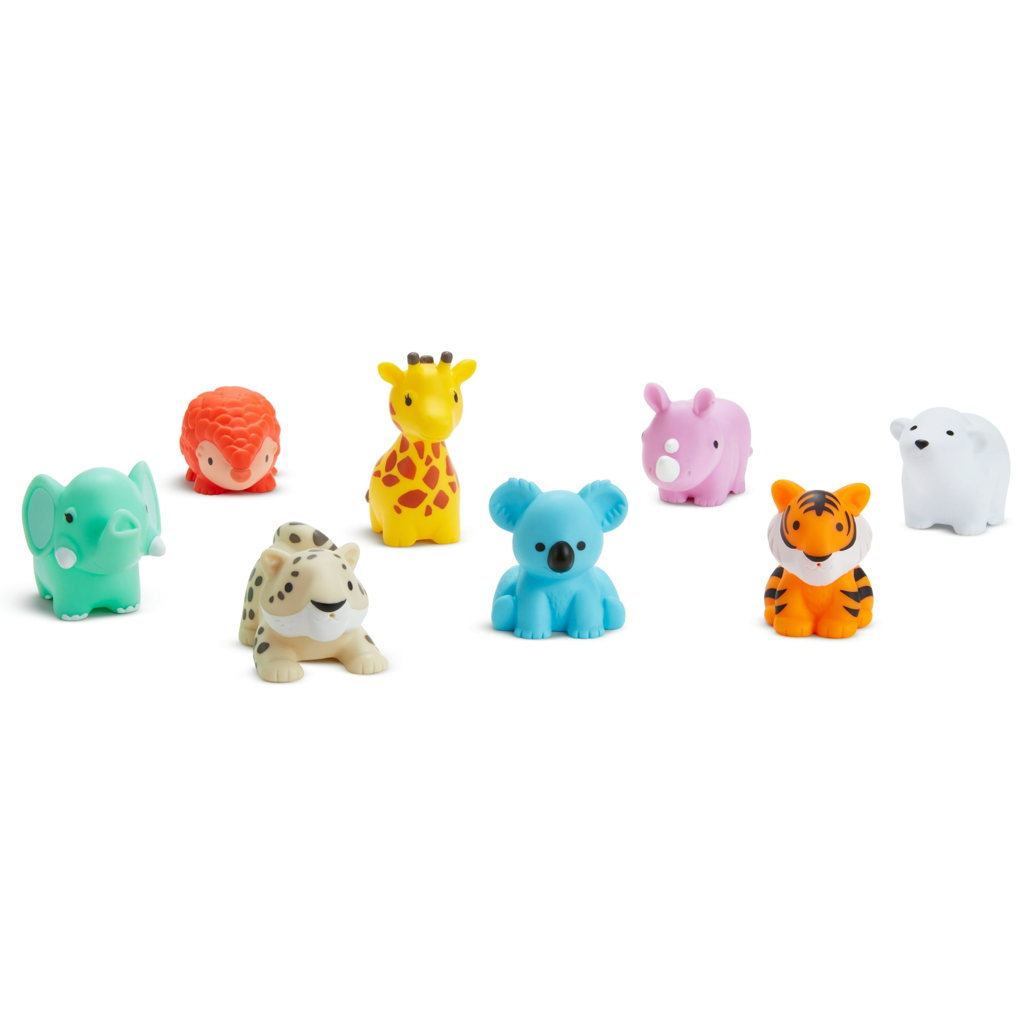 Munchkin Wild Animal Bath Toy Squirts - 8 Pack for Babies & Toddlers