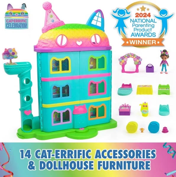 Gabby’s Dollhouse Rainbow Set – 15pc Playset