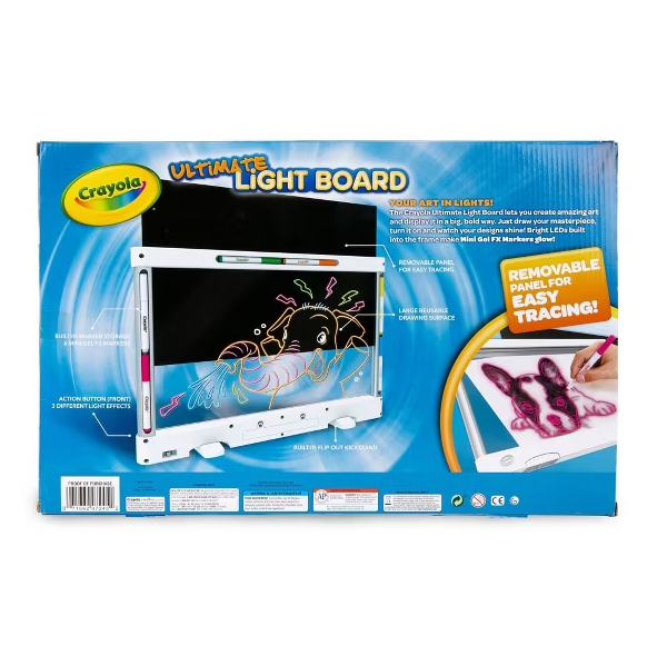 LED Light Drawing Board – Kids Art Tablet