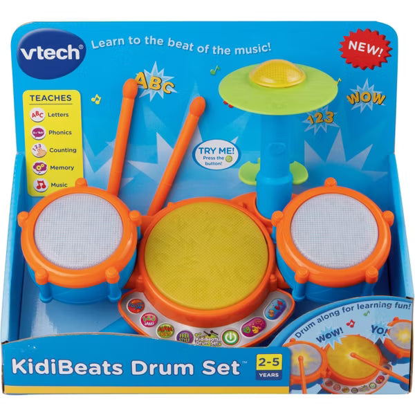 VTech KidiBeats Drum Set – Interactive Toddler Toy