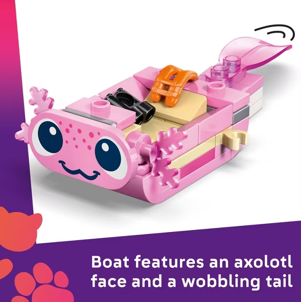 LEGO Friends Axolotl Boat – Adventure Set