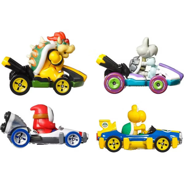 Hot Wheels Mario Kart Cars – 4-Pack Set