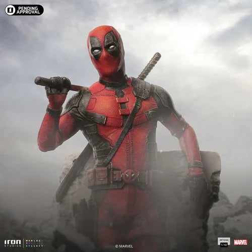 Premium Marvel Deadpool Art Scale collectible statue 3 Musks Toys