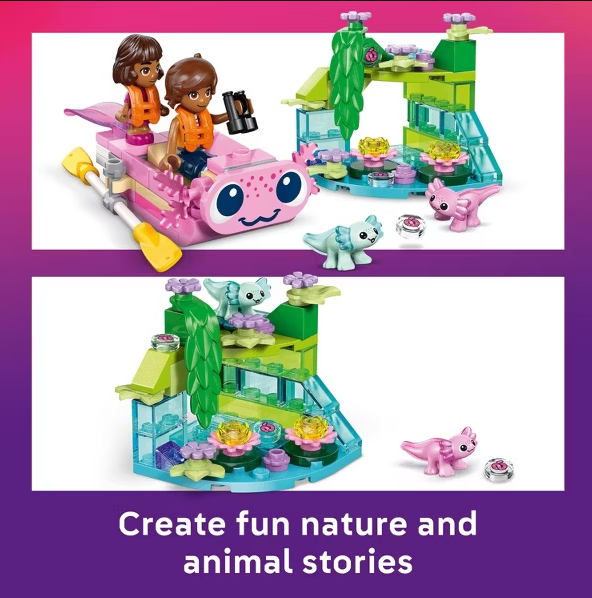 LEGO Friends Axolotl Boat – Adventure Set