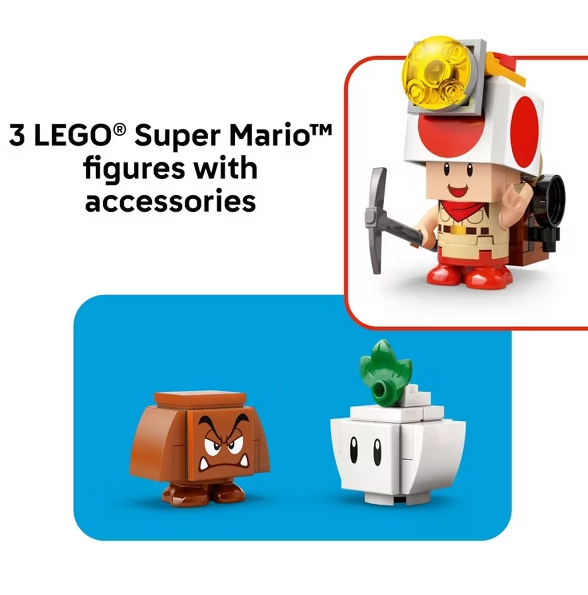 LEGO Super Mario Captain Toad Camp – Building Set