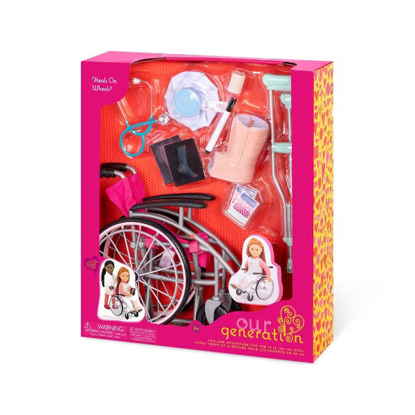 Our Generation Doll Wheelchair Set – Heals on Wheels