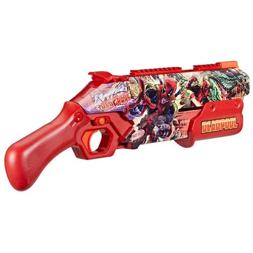 Nerf Rival Marvel Deadpool Blaster – Pump Action, 90 FPS, 16 Accu-Rounds, Ages 14+ | Official Hasbro Collectible