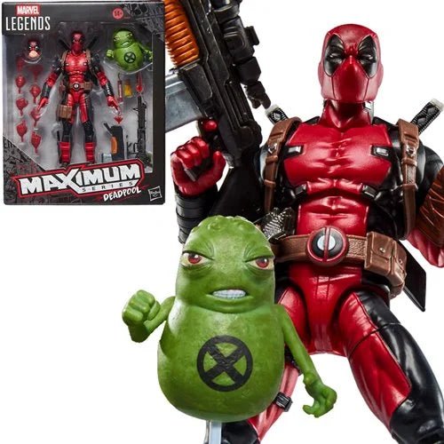 Marvel Legends Maximum Series Deadpool 6-Inch Action Figure Collectible Toy – 24 Accessories – Hasbro Marvel X-Men Figure
