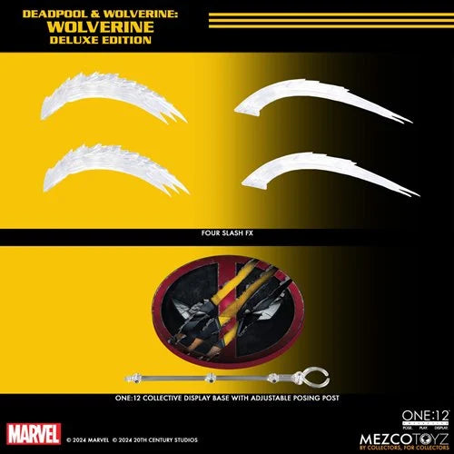 Deadpool & Wolverine: Wolverine DX One:12 Collective Action Figure – Deluxe Edition | Hugh Jackman Marvel Collectible Toy (17cm)
