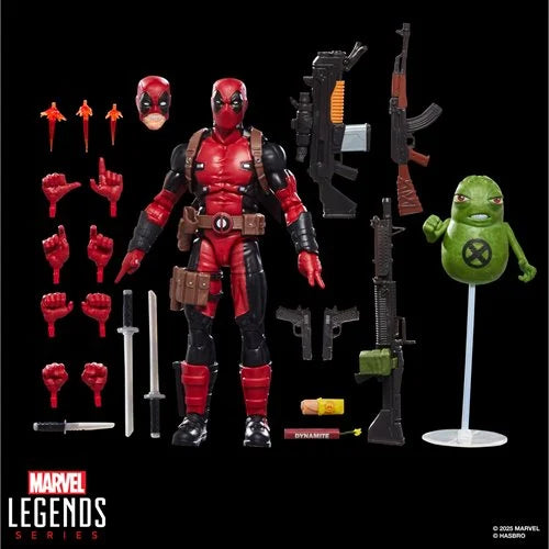 Marvel Legends Maximum Series Deadpool 6-Inch Action Figure Collectible Toy – 24 Accessories – Hasbro Marvel X-Men Figure