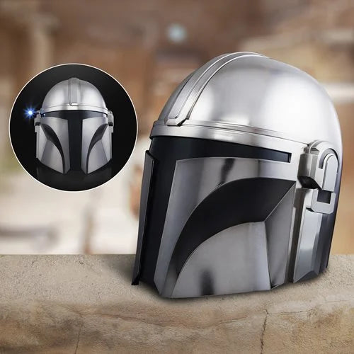 Star Wars The Black Series The Mandalorian Premium Electronic Helmet Prop Replica by Hasbro