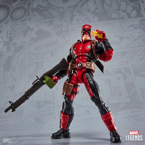 Marvel Legends Maximum Series Deadpool 6-Inch Action Figure Collectible Toy – 24 Accessories – Hasbro Marvel X-Men Figure