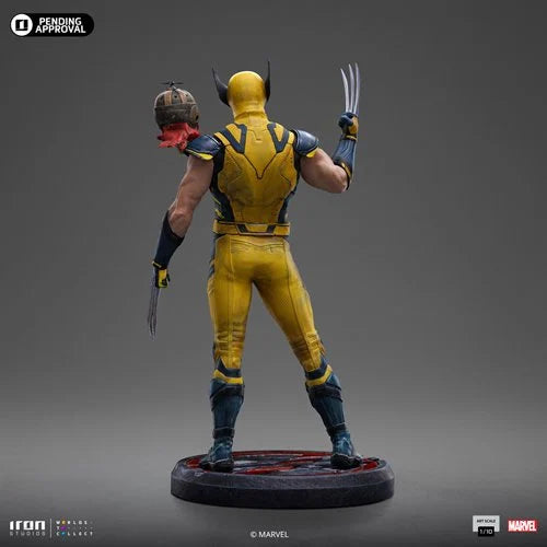 Deadpool & Wolverine Wolverine 1:10 Art Scale Limited Edition Statue with Headpool – Collectible Marvel Statue for Fans (Ages 14+)